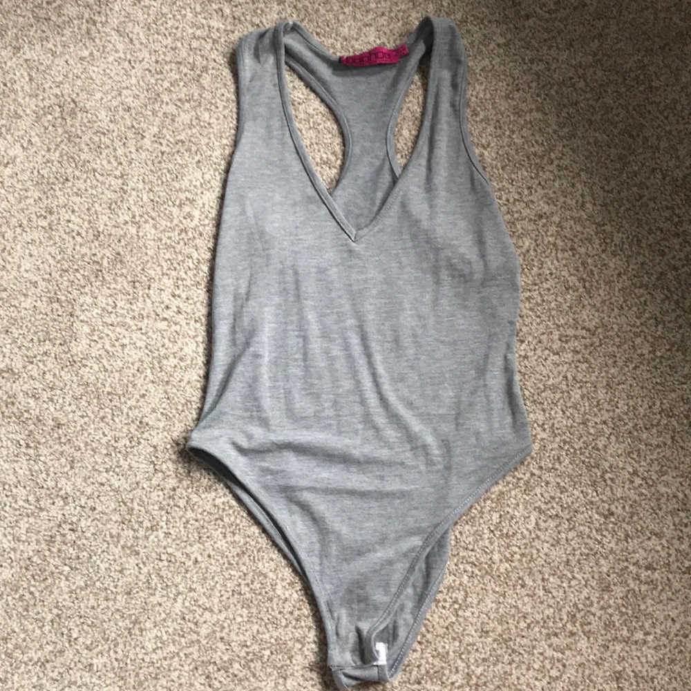 Grey bodysuit
